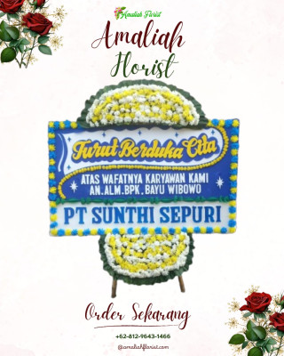 Papan Bunga Duka di Gerem