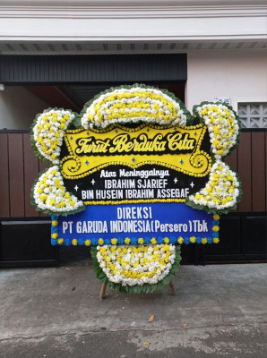 Papan Bunga Duka di Gerem