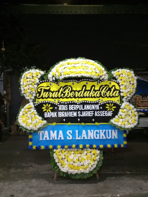 Papan Bunga Duka di Gerem