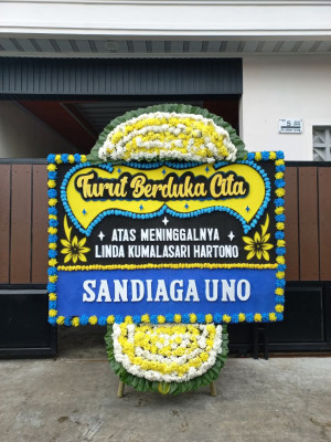 Papan Bunga Duka di Gerem